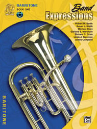 Band Expressions Book 1 Baritone BC band method book cover Thumbnail